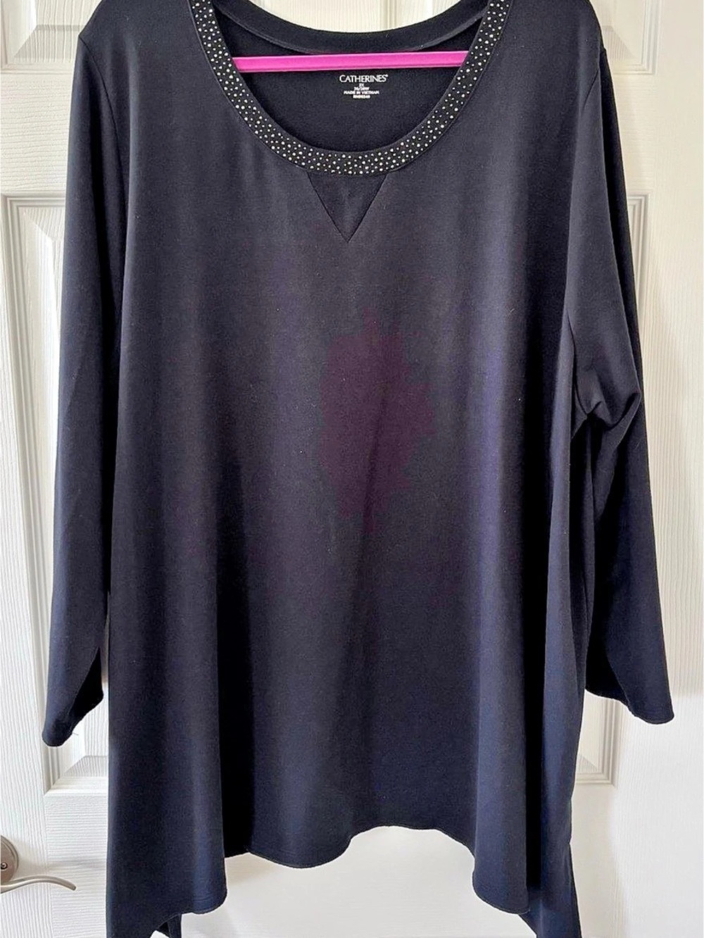 Catherine’s Black Long Sleeve Sweater Size 3X